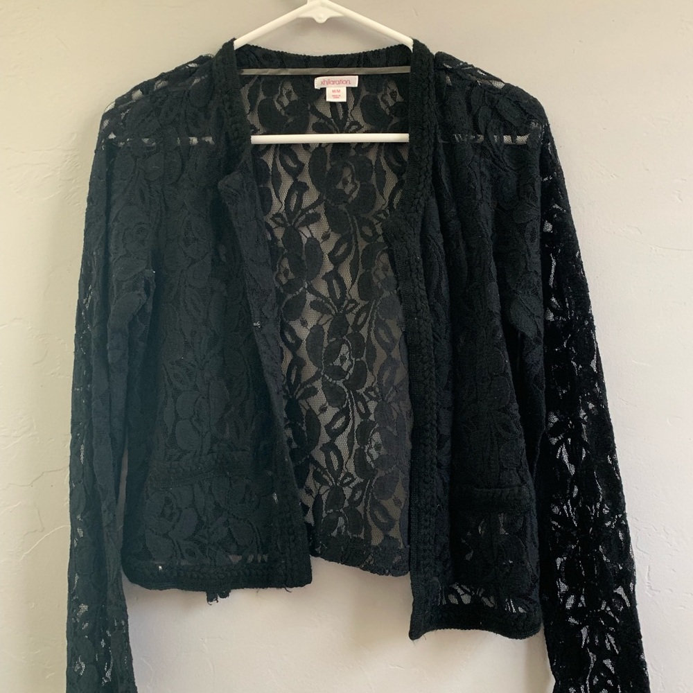 Lace blazer